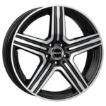 Диск MAK Lewis 9x18 5x112 ET50.0 D66.6 Gloss Black Mirror R