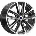 Диск КиК Лацио 7,5x17 5x114,3 ET35.0 D60.1 Алмаз черный