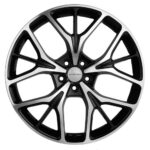 Диск Khomen Wheels KHW2012 (Geely Monjaro (KX11)) 8x20 5x108 ET46.0 D63.4 Black-FP