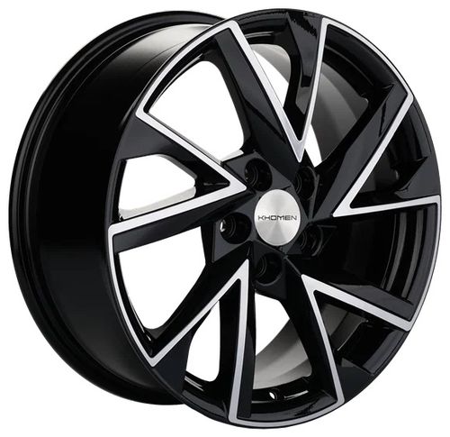 28286757_main Диск Khomen Wheels KHW1714 7x17 5x112 ET40.0 D57.1 Black-FP — изображение 1