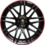 Диск Replica ST Brbs 1003 9x20 5x112 ET48.0 D66.6 Matt Black Red Lip
