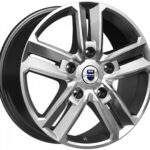 Диск КиК Backfire 8x18 5x114,3 ET40.0 D67.1 Дарк платинум
