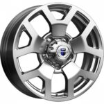 Диск КиК Намиб 7x18 5x139,7 ET35.0 D108.5 Дарк платинум