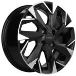 Диск Khomen Wheels KHW1402 (Toyota Corolla) 5,5x14 4x100 ET43.0 D60.1 Black-FP