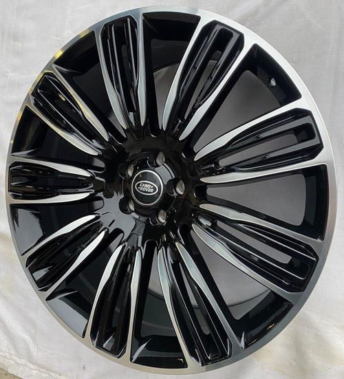 29017603_main Диск Zixi Land Rover FP816 9,5x22 5x108 ET45.0 D63.4 Black Machined Face — изображение 1