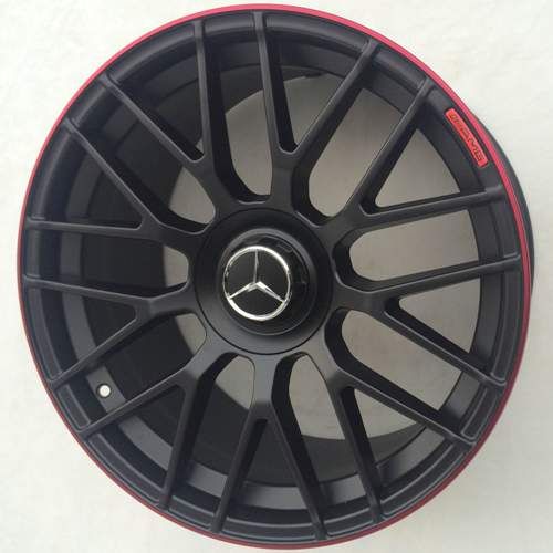 29017650_main Диск Zixi Mercedes 1028 8,5x18 5x112 ET42.0 D66.6 Matt.Black/Red Lip — изображение 1