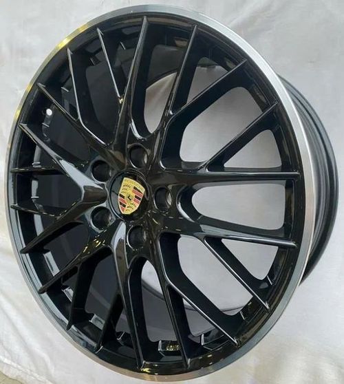 29017708_main Диск Zixi Porsche FP879 11,5x21 5x130 ET69.0 D71.6 Black Machined Lip — изображение 1