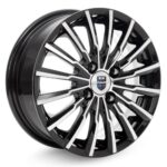 Диск КиК Акцент 7x17 5x100 ET48.0 D56.1 Алмаз черный