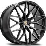 Диск Replica ST Porsche C397F 10x22 5x130 ET48.0 D71.6 BKF