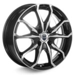 Диск КиК Brent 6x16 4x100 ET41.0 D60.1 Алмаз черный