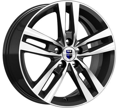 2954018_main Диск КиК Rassvet 6,5x16 5x112 ET38.0 D66.6 Алмаз черный — изображение 1