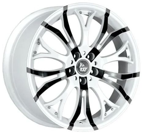 2958720_main Диск YST X-21 9,5x20 5x112 ET52.0 D66.6 W+B — изображение 1