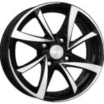 Диск КиК Игуана 6,5x15 4x100 ET35.0 D67.1 Алмаз черный