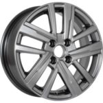 Диск КиК Хант 6x15 4x100 ET37.0 D60.1 Дарк платинум
