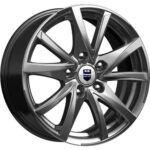 Диск КиК Игуана 6,5x16 4x108 ET40.0 D67.1 Дарк платинум