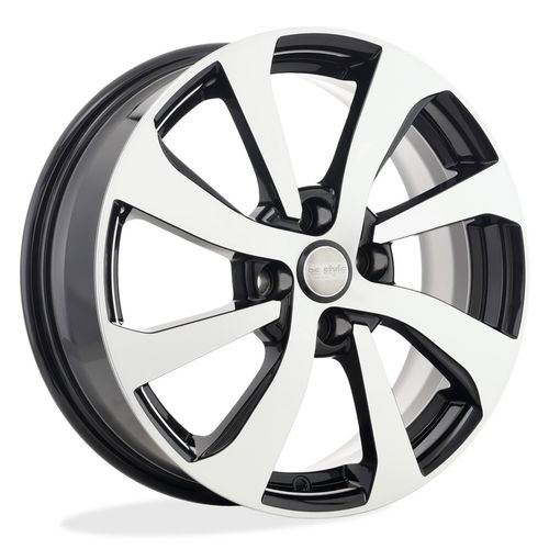 2975640_main Диск КиК КС893 (16_Sandero Stepway) 6x16 4x100 ET50.0 D60.1 Алмаз черный — изображение 1