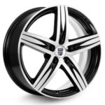 Диск КиК Андорра 6,5x16 5x114,3 ET50.0 D66.1 Алмаз черный