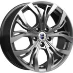 Диск КиК Аламида 7x17 5x112 ET43.0 D57.1 Дарк платинум