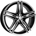 Диск КиК Омаха 5,5x14 4x100 ET38.0 D67.1 Алмаз черный
