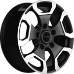 Диск Khomen Wheels KHW1725 (Niva 4x4) 6,5x17 5x139,7 ET35.0 D98.5 Black