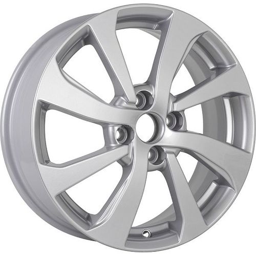 2982373_main Диск КиК КС893 (16_Vesta) 6x16 4x100 ET50.0 D60.1 Сильвер — изображение 1