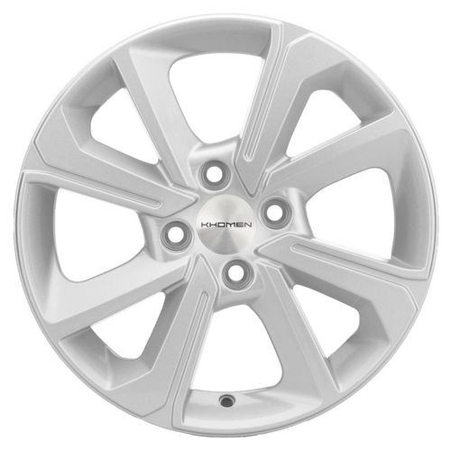 2992306_main Диск Khomen Wheels KHW1501 (Rio I) 6x15 4x100 ET48.0 D54.1 F-Silver — изображение 1