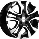 Диск Khomen Wheels KHW1503 (Lada Granta) 6x15 4x98 ET36.0 D58.5 Black-FP
