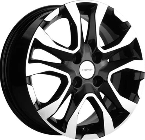 2992313_main Диск Khomen Wheels KHW1503 (Lada Granta) 6x15 4x98 ET36.0 D58.5 Black-FP — изображение 1