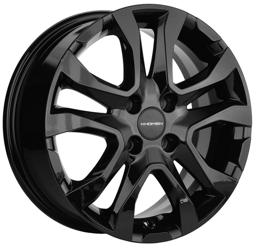 2992315_main Диск Khomen Wheels KHW1503 (Lada Granta) 6x15 4x98 ET36.0 D58.5 Black — изображение 1