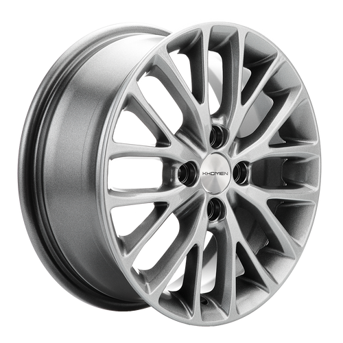 2992345_main Диск Khomen Wheels KHW1506 (Vesta) 6x15 4x100 ET50.0 D60.1 F-Silver — изображение 1