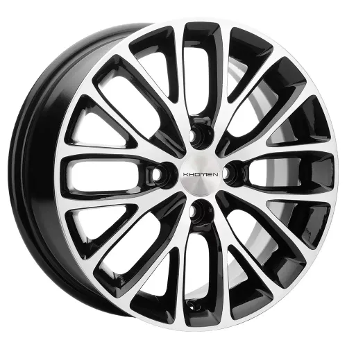 2992347_main Диск Khomen Wheels KHW1506 (Xray) 6x15 4x100 ET37.0 D60.1 Black-FP — изображение 1