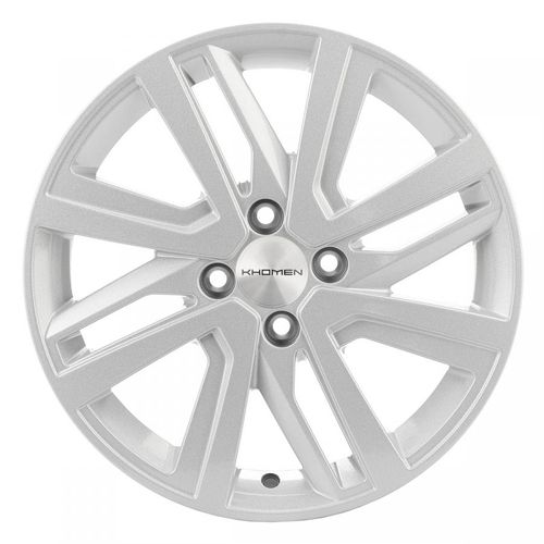 2992360_main Диск Khomen Wheels KHW1609 (Rio I/Solaris I) 6x16 4x100 ET48.0 D54.1 Black-FP — изображение 1