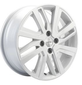 2992362_main Диск Khomen Wheels KHW1609 (Vesta/Largus) 6x16 4x100 ET50.0 D60.1 Black-FP — изображение 1