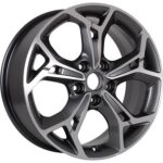 Диск Khomen Wheels KHW1702 (Changan/Geely/Lexus/Toyota) 7x17 5x114,3 ET45.0 D60.1 Black-FP