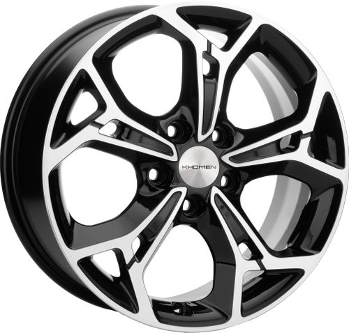 2992425_main Диск Khomen Wheels KHW1702 (Qashqai) 7x17 5x114,3 ET40.0 D66.1 Black-FP — изображение 1