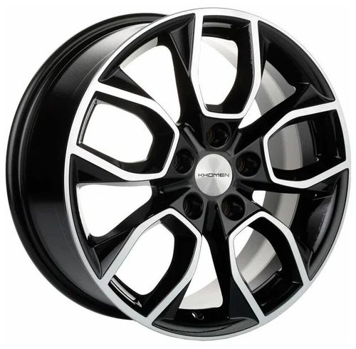2992476_main Диск Khomen Wheels KHW1713 (Chery Tiggo 3/Tiggo 3 Pro) 7x17 5x108 ET45.0 D60.1 Black-FP — изображение 1