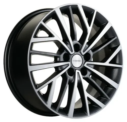 2992563_main Диск Khomen Wheels KHW1717 (Haval Jolion) 7x17 5x114,3 ET37.0 D66.5 Black-FP — изображение 1
