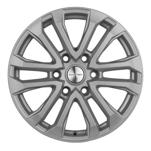 2992660_main Диск Khomen Wheels KHW1805 (Fortuner/Hilux) 7,5x18 6x139,7 ET30.0 D106.1 Black-FP — изображение 1