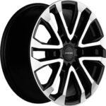 Диск Khomen Wheels KHW1805 (JAC T6 Pickup) 7,5x18 6x139,7 ET30.0 D106.1 Black-FP
