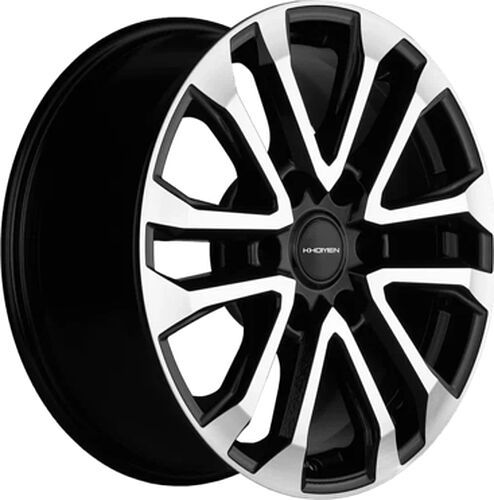 2992665_main Диск Khomen Wheels KHW1805 (JAC T6 Pickup) 7,5x18 6x139,7 ET30.0 D106.1 Black-FP — изображение 1