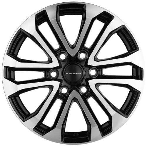 2992666_main Диск Khomen Wheels KHW1805 (LC Prado) 7,5x18 6x139,7 ET25.0 D106.1 Black-FP — изображение 1