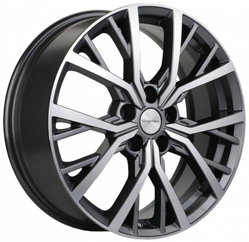 2992674_main Диск Khomen Wheels KHW1806 (Dargo/Jolion) 7x18 5x114,3 ET37.0 D66.5 Gray-FP — изображение 1
