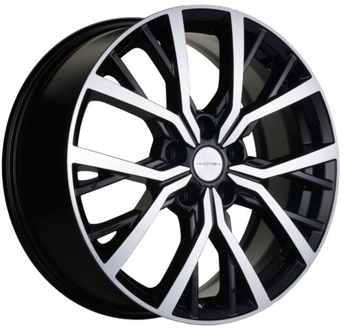 2992675_main Диск Khomen Wheels KHW1806 (Dargo/Jolion) 7x18 5x114,3 ET37.0 D66.5 Black-FP — изображение 1